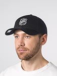 Бейсболка MITCHELL NESS арт. EU1053-NHLLOGO-BLK Logo NHL (черный)